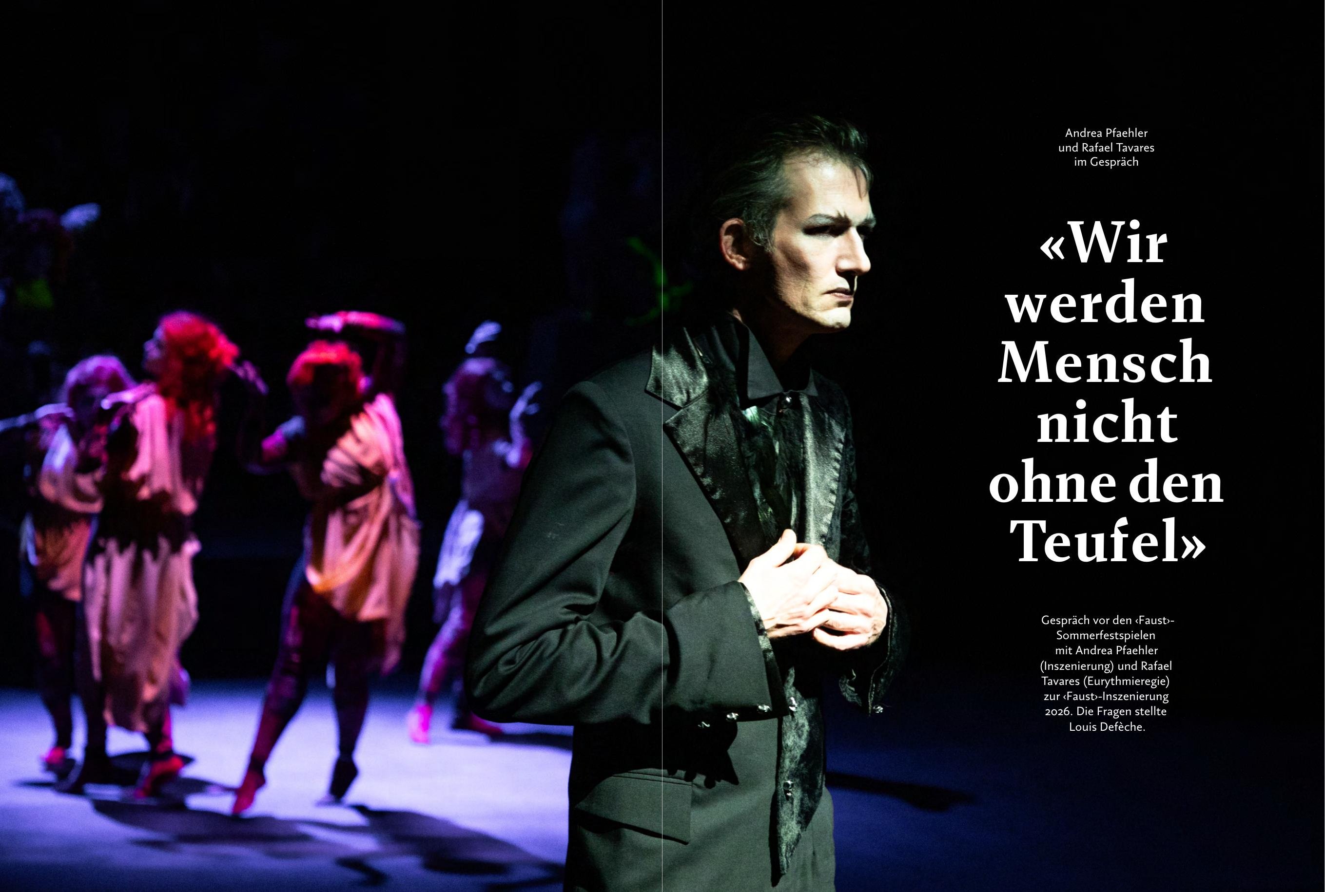 Ausgabe 25–26 – Faust · «Wir werden Mensch nicht ohne den Teufel»