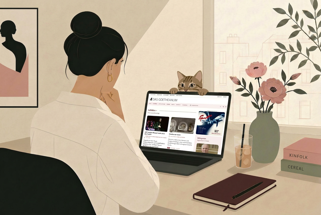 Lesen auf Desktop – Am Schreibtisch